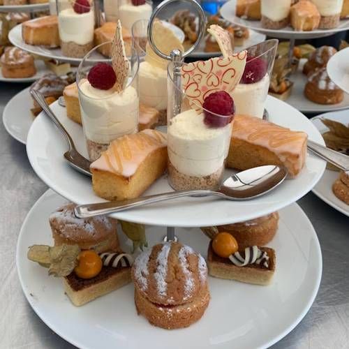 Selection of desserts
